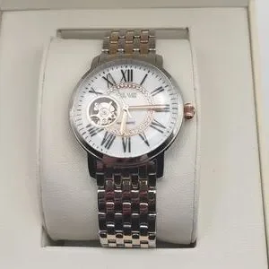 Anne Klein Two Tone Automatic Mother of Pearl Watch 12/2339MPRT. NWT Anne Klein Women main image 3